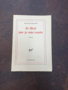 Je Dirai que je suis tombé