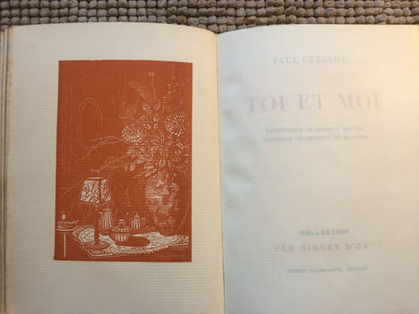 Toi et moi. GERALDY PAUL