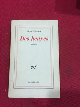 Des heures. JEAN FOLLAIN