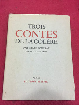 Trois contes de la colère. POURRAT HENRI