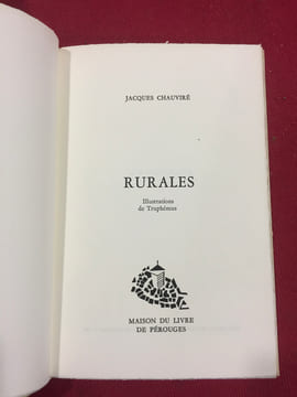 Rurales. CHAUVIRE JACQUES