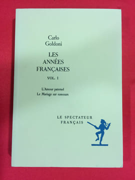 Les années Françaises. Tome I à V (complet). GOLDONI CARLO