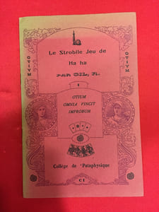 Le strobile. Jeu de Ha ha