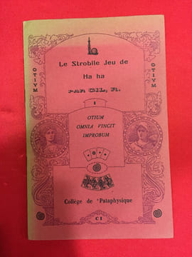 Le strobile. Jeu de Ha ha. GIL R.