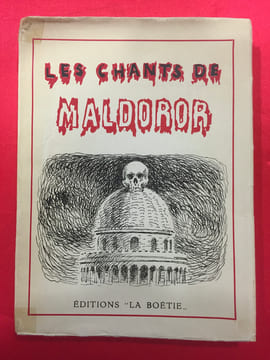 Les chants de Maldoror. DUCASSE ISIDORE