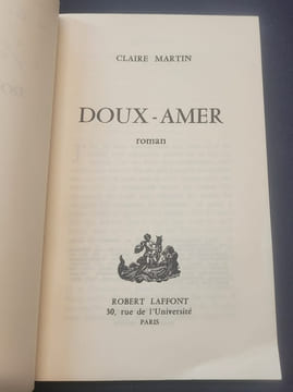 Doux-amer. Claire Martin