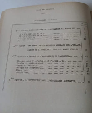 L'artillerie Allemande - 2e Bureau. Chef d'Escadron Rivière