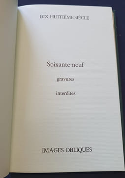 Soixante-neuf gravures interdites. undefined
