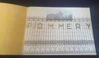Plaquette publicitaire pour le champagne Pommery