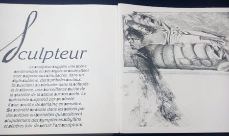ABCédaire - Illustrations lithographiques originales créées par les artistes de l'Atelier de Lithographie de St-Maur. Christian GRENTE