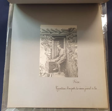 {Guerre 1914/1918}Ensemble de 12 photographies d'installations téléphoniques prises principalement dans la Somme - Section photographique de l'Armée. ...