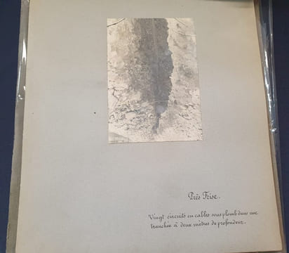 {Guerre 1914/1918}Ensemble de 12 photographies d'installations téléphoniques prises principalement dans la Somme - Section photographique de l'Armée. ...