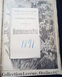 19 catalogues de livres pour remise de prix de la maison Lecène oudin - Reliés en 1 volume 