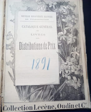 19 catalogues de livres pour remise de prix de la maison Lecène oudin - Reliés en 1 volume . undefined