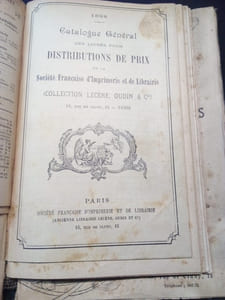 19 catalogues de livres pour remise de prix de la maison Lecène oudin - Reliés en 1 volume 