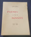 Po&egrave;mes en forme de sonnets 1943-1955. Andr&eacute; Bahuet
