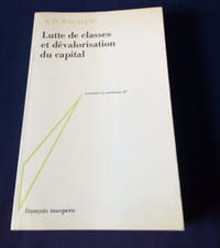 Lutte de classes et dévalorisation du capital