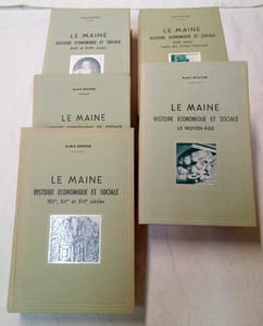 Le Maine - Histoire économique et Sociale - 5 Volumes - Complet