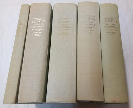 Le Maine - Histoire économique et Sociale - 5 Volumes - Complet. André Bouton