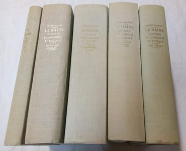 Le Maine - Histoire économique et Sociale - 5 Volumes - Complet