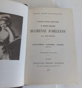 Louise Marie Adelaide de Bourbon Penthièvre , Duchesse d'Orléans - La Jeunesse 