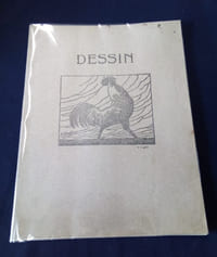 Cahier de dessins a la mine de plomb -Bombardement à Issoudun ( Indre) 19 Juin 1940