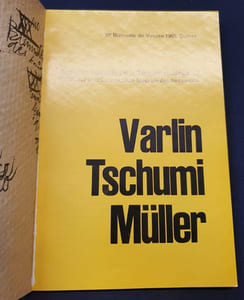 30e Biennale de Venise - 1960 - Catalogue Section Suisse - Varlin / Tschumi / Muller