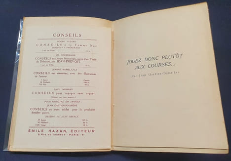 Conseils aux bibliophiles . Yvonne Périer - Préface de Jean Galtier Boissière