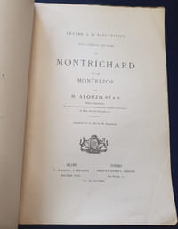 Lettre à M. Vingtrinier sur l'origine des noms de Montrichard et de Montrézor
