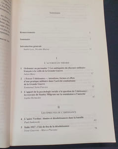 Obéir/désobéir Les mutineries de 1917 en perspective - Colloque de la Crid Novembre 2007