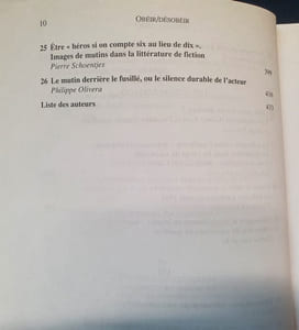 Obéir/désobéir Les mutineries de 1917 en perspective - Colloque de la Crid Novembre 2007