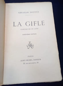 La gifle- Comédie en un acte