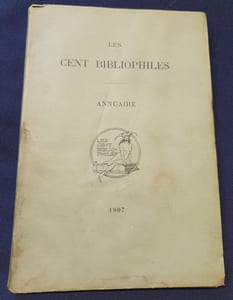 Les cent bibliophiles - Annuaire 1907