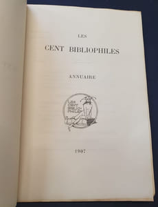 Les cent bibliophiles - Annuaire 1907