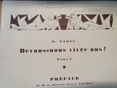 Devons nous vivre nus ? Volume 1 - La nudité a travers les ages N.3