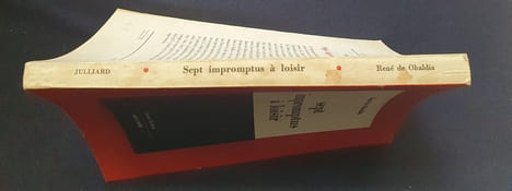 Sept impromptus à loisir . René de Obaldia