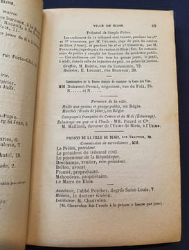 L'indicateur annuaire de Loir-et-Cher pour 1881. undefined