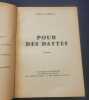 Pour des dattes. Marcel Sableau