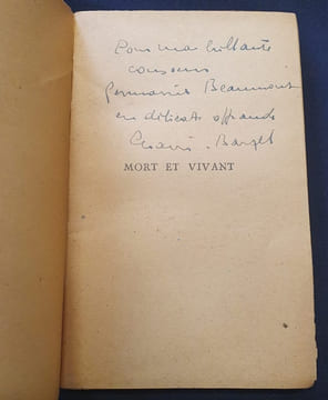 Mort et vivant. Charles Barzel