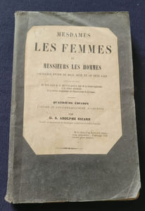  Mesdames les femmes et Messieurs les hommes , parallèle entre le beau sexe et le sexe laid