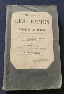Mesdames les femmes et Messieurs les hommes , parallèle entre le beau sexe et le sexe laid. Adolphe Ricard ( Gustave Sandré)