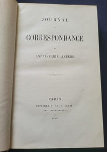 Journal et correspondance