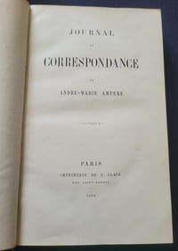 Journal et correspondance