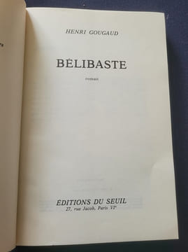 Belibaste. Henri Gougaud