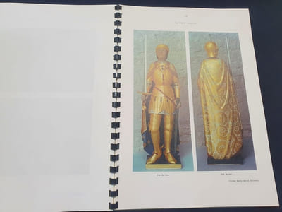 Une statue de Jeanne d'Arc a Winchester et sa réplique a Domremy la Pucelle 