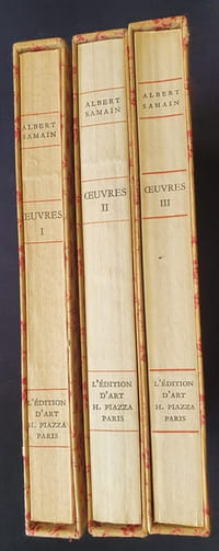 Oeuvres - 3 tomes en 3 volumes Au jardin de l'infante / Contes Polyphème / Le chariot d'Or - Symphonie héroique- aux flancs du vase