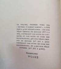 Oeuvres - 3 tomes en 3 volumes Au jardin de l'infante / Contes Polyphème / Le chariot d'Or - Symphonie héroique- aux flancs du vase