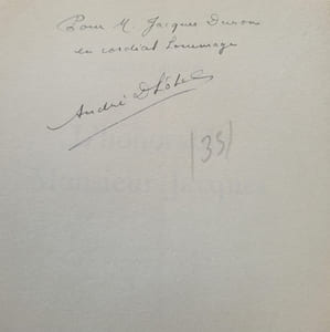 L'honorable monsieur Jacques