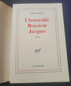 L'honorable monsieur Jacques