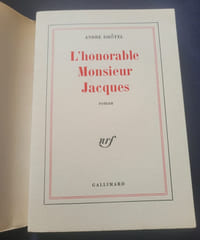 L'honorable monsieur Jacques